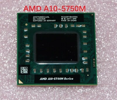 Procesador CPU AMD A10-5750M 2,5 GHz (3,5 GHz Turbo) AM5750DEC44HL Socket FS1- - Imagen 1 de 4