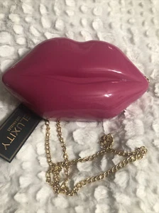 Deluxity Los Angeles Umhängetasche Neuheit Hot Pink Lippen - Bild 1 von 2