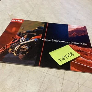 Aprilia Moto Sl RSV 1000 50 125 250 Rs Etc Scooter Catálogo - Imagen 1 de 13