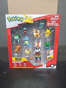 Pokemon Battle Figure 10 Pack Multi Character Action fIgure Set 2- 4" +Pikachu - Picture 1 of 6