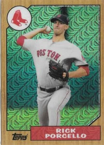 2017 Topps RICK PORCELLO 1987 Topps Silver Pack Chrome - BOSTON RED SOX - #87-RP - Picture 1 of 1