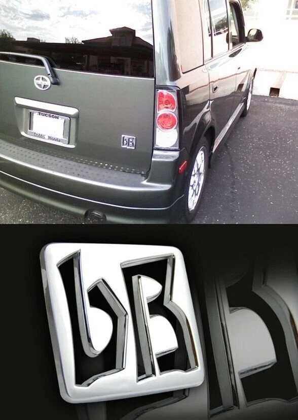 JAPÓN BB JDM Stick on Cromo Logo Emblema Insignia Para Guardabarros Puerta Baúl Scion xB Foto 1 de 1