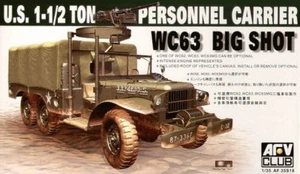 AFV Club 1/35 US 1-1/2 Ton 6x6 Personnel Carrier WC63 Big Shot #35s18 ๐USA๐ - Picture 1 of 1