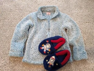 32 Degrees Heat Sherpa Jacket And Space Slippers Size XS 5/6 - Picture 1 of 4