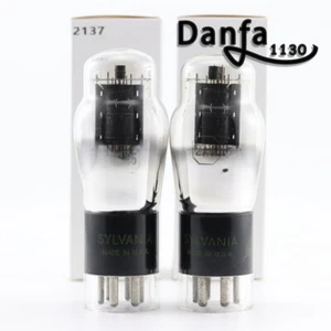 A pairs 2A5 TUBES US SYLVANIA D Getter Copper Pillar ST - Picture 1 of 7