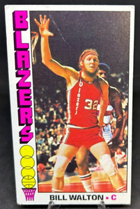 1976-77 Topps Basketball Card Bill Walton #57 BV $50 SL 111823