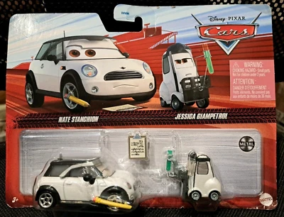 CARS 2 - NATE STANCHION & JESSICA GIAMPETROL - Mattel Disney Pixar - Immagine 1 di 2