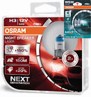 Osram H3 12V 55W Night Breaker Laser +150% Mehr Helligkeit 2Stk.+W5w Blau