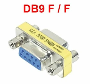 DB9 FEMELLE FEMELLE ADAPTATEUR CONVERTISSEUR - Photo 1/4