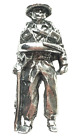 Soldier Figure Military Handcrafted In Solid Pewter Lapel Pin Badge W/A MSPIN