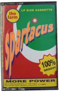 The Farm, Spartacus, Music Audio 1991 Cassette Tape, Sire Records, Indie Rock - Picture 1 of 10
