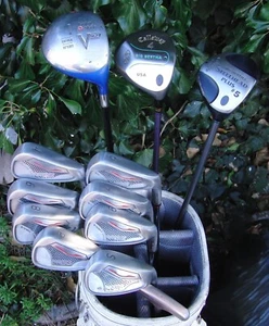Set of Yonex VMX 4-SW+ TaylorMade Driver+ Callaway 4Wood+ 5Wood+ RG-4 Putter - Picture 1 of 10
