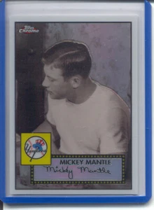 2007 TOPPS CHROME MANTLE STORY WHITE REFRACTOR #2 - MICKEY MANTLE #ED 086/200 - Picture 1 of 1