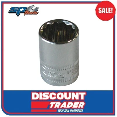 SP Tools SP22016 3/8" Square Drive 12 Point Standard Socket 16mm Metric - image 1 of 2