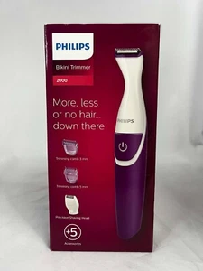 Philips BikiniGenie Trim and Shave linea bikini donna trimmer asciutto bagnato BRT383/15 - Foto 1 di 4