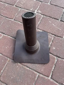 Bullet Boot Pipe Flashing Boot Brown 2” Rubber - Picture 1 of 3