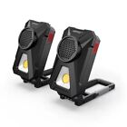 2 Pack  X1 Rechargeable WorkLight With Bluetooth Speaker  700 Lumens Torch