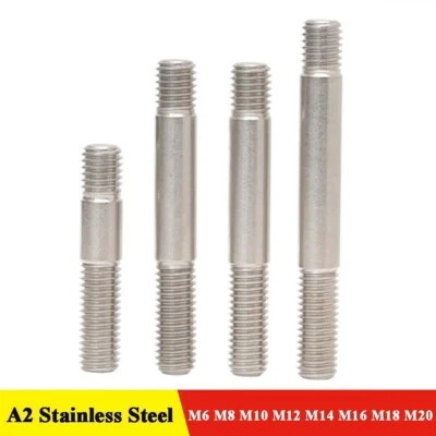 Unequal Double Ended Stud Screws Rod 304/A2 Stainless Threaded Stud Screws Bolts - Bild 1 von 4