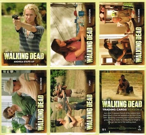Cryptozoic ☆ WALKING DEAD - SEASON 2 ☆ Complete Set of 80 Base Cards - Picture 1 of 1