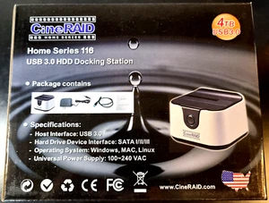CineRAID Home Series 116 USB 3.0 HDD Docking Station (CR-NH116) *NEW* - Picture 1 of 4
