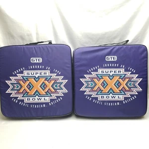 Vintage NFL Super Bowl XXX 30 Stadium Seat Cushions *READ!* Steelers vs Cowboys - Picture 1 of 8