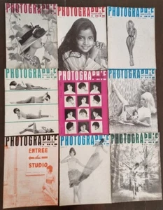 PHOTOGRAPHIE NOUVELLE: lot de 9 numéros tous différents (1963-64)Brigitte Bardot - Imagen 1 de 6