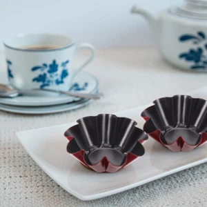 4Pcs Chiffon Cake Pan Muffin Liner Non- Stick Cupcake Cake Moulds - Picture 1 of 12