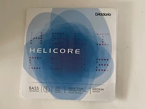 D'Addario Helicore H614 3/4 Scale Length, Medium Tension Bass E Mi String - Picture 1 of 4