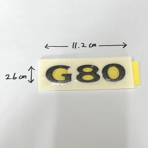 Carbon G80 Lettering Emblem for 2017 2020 Hyundai Genesis G80 - Bild 1 von 6