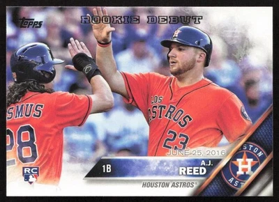 2016 Topps Update A.J. Reed #US89 Houston Astros - Image 1 of 2