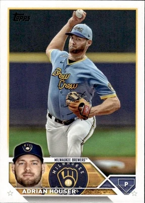 2023 Topps #323 Adrian Houser - Image 1 of 2