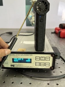 Magnetic Instrumentation Model 2100Gaussmeter withProbe-Power On,Field Test OK - Picture 1 of 10