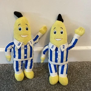 Bananas in Pyjamas 8'' Golden Bear B1 B2 Plush Soft Toy 2012 One Working Bb4c - Picture 1 of 9