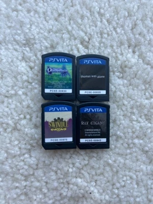 4 Limited Run PlayStation PS Vita Games Lot CARTS Only -tested- - Image 1 of 2