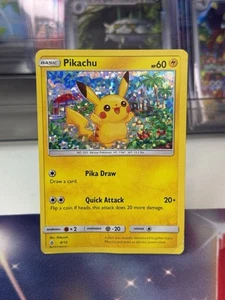 Pikachu 4 4/12 Holo McDonalds Promo Sparkle Pokemon Tcg 2018 - Bild 1 von 4