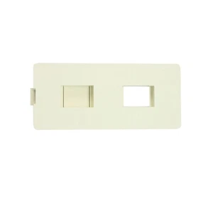 WIREMOLD 5507FRJ EMPOTRADO DOBLE CONECTOR RJ PLACA FRONTAL SERIE 5500 PISTA DE CARRERAS, MARFIL - Imagen 1 de 3