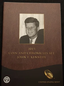 2015 United States Mint John F Kennedy Coin and Chronicles Set in OGP - Picture 1 of 4