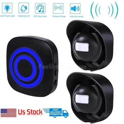 Alarma de entrada inalámbrica multifuncional impermeable sensor de movimiento exterior alarma Foto 1 de 4