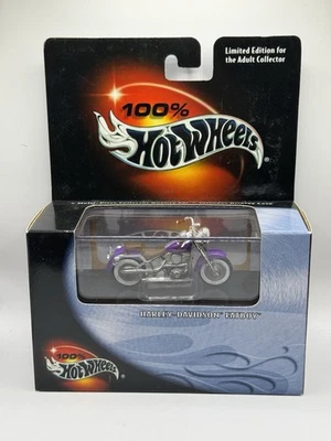 Coche diecast Hot Wheels 100 % edición limitada Harley-Davidson Fatboy - 1:64 Foto 1 de 4