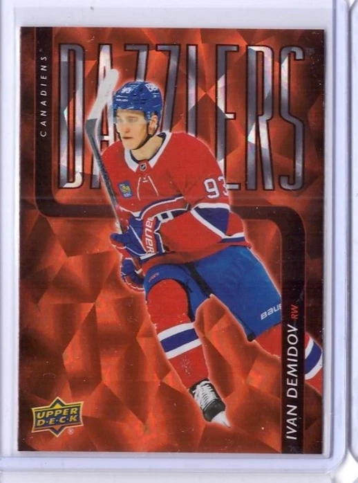 2025-26 Upper Deck Dazzlers Orange - you pick: Crosby Geekie Raymond + - Image 1 of 1