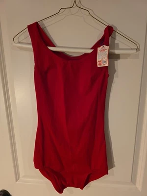 Traje de baño vintage Dolfin rojo de una pieza nuevo con etiquetas talla S Foto 1 de 4