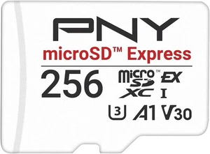PNY microSD Express 256GB UHS-I U3 V30 A1 microSDXC Flash Memory Card - Picture 1 of 4