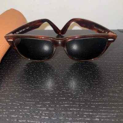 Gafas de sol Ray Ban Wayfarer II vintage marrón tortuga EE. UU. Foto 1 de 4