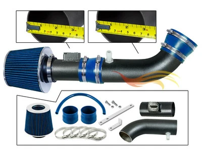 BCP RW BLUE For 04-11 Ford Ranger Mazda B4000 4.0L V6 Air Intake System +Filter - Image 1 of 4