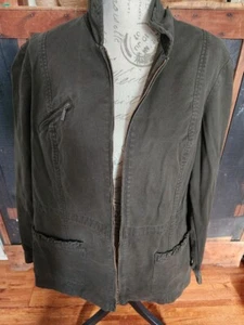 Chaqueta utilitaria Coldwater Creek verde caqui para mujer talla 16 - Imagen 1 de 4
