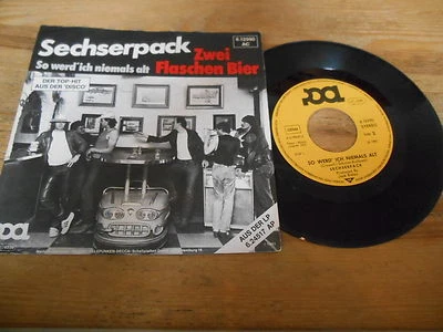 7" NDW Sechserpack - Zwei Flaschen Bier So werd ich niemals (2 Song) Promo POOL - Bild 1 von 2