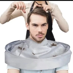 Hair Cutting Cape, Hair cutting Cloak , Hairdressing Cape, Hair Catcher Cover - Picture 1 of 6