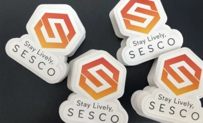 Custom Logo Stickers: Waterproof, UV Resistance, Durable,  Bulk Print - Image 1 of 4