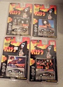 KISS Hot Wheels Johnny Lightning Set of 4 Gene Simmons NIB - Picture 1 of 4