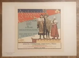 V. Hynais- Exposition Ethnographique Prague 1897 - Les Maitres de l'Affiche 56 - Bild 1 von 5